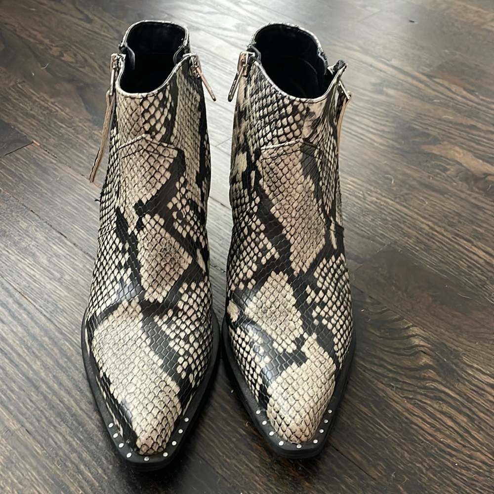 Circus by Sam Edelman Kirby Booties Snake Print